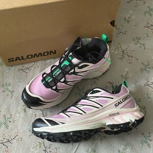 Sandy Liang X Salomon Xt-6 Expanse Cradle Pink Low-Top Sneakers